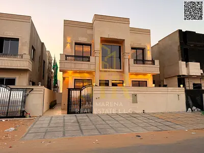 فيلا فاخرة للبيع في الحليو2 تصميم أنيق يضم5غرف نوم واسعة وتشطيبات فائقة الفخامة في موقع استراتيجي في عجمان 🏡✨