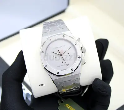Audemars Piguet Royal Oak style stainless steel mens Master Copy watch - silver dial