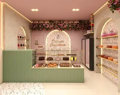 Cake Shop Decor Dubai | Luxury Cake Shop Fitout Service