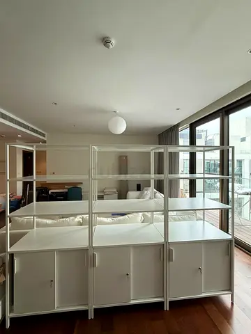 IKEA TROTTEN Cabinet with Sliding Doors