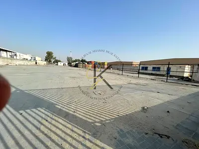 🌟 Open Yard for Rent | 20,000 Sqft | 55 kW Power | Prime Industrial Location in Industrial Area 12 – Sharjah 🚛⚡🏗️✨