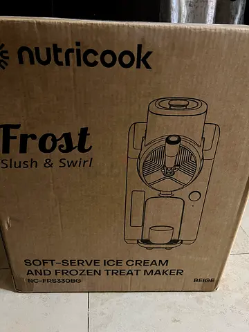 Nutricook Frost Slush  Swirl Soft Serve Ice Cream and Frozen Treat Maker