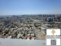 2-bedroom apartment for rent in Corniche Tower, 3 bathrooms, balcony with city view, ready to move i