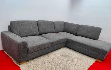 Large corner Ikea Sorvallen gray lshape sofa