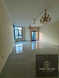 For annual rent in Ajman, Al Rashidiya 1 | Spacious and upscale 2BR hall | 2 bathrooms | Balcony | C