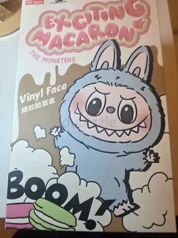 Selling originap labubu POP MART Exciting Macaron the Monsters Vinyl Face Figure(Boxed) w barecode