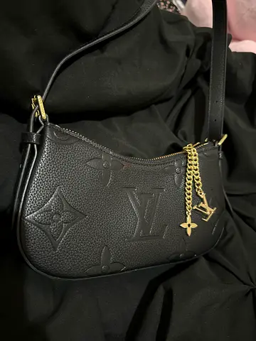 LV black shoulder bag