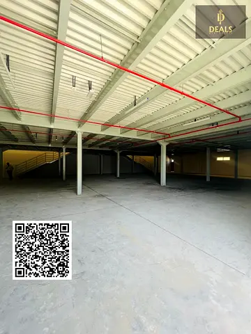 مستودع 13,862 قدم للإيجار في الجرف 1 | مع ميزانين | مساحة كبيرة | 4 دفعات | 700 ألف + ضريبة