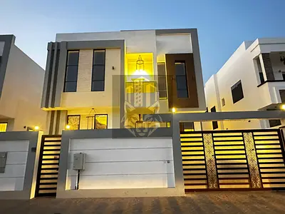 بسعر حصري من الذيب العقارية – فيلا للإيجار في الحليو 1 عجمان | 5 غرف ماستر + مجلس + صالة + غرفة خادمة | دفعه واحدة فقط 85,000 درهم