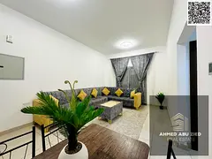 Luxury 1BR+hall in Al Nuaimiya 1. Master bedroom, spacious hall w/ balcony, equipped kitchen, centra