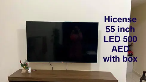 Hisense 55-inch LED TV - Model LED500 with Original Box