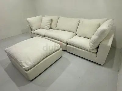Amazing condition marina home luscious sofa with footstool