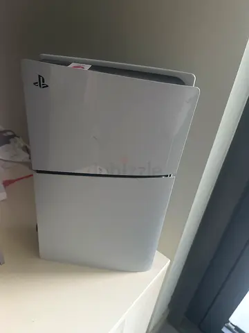 PlayStation 5 Console - White (Good Condition) with two remote controllers, all with good condition
