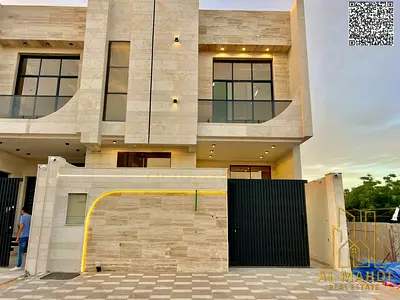 تملك حر لجميع الجنسيات للبيع فيلا مودرن بتصميم فاخر الحليو 2 - عجمان مقابل مسجد قريب جدا من شارع الشيخ محمد بن زايد قريب من شارع الإمارات مساحة الأرض