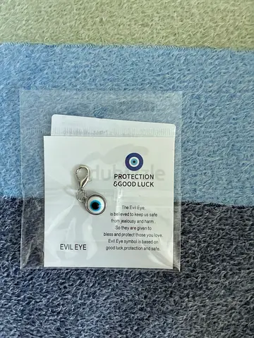 Evil Eye Charm with Lobster Clasp - New