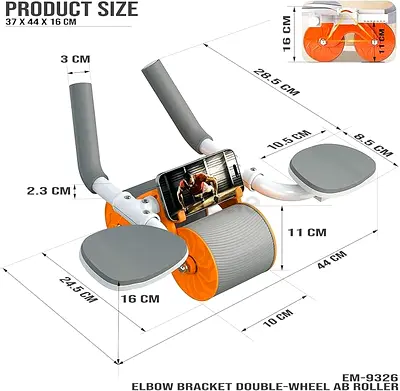 AB Roller Wheel with Automatic Rebound and Elbow Support