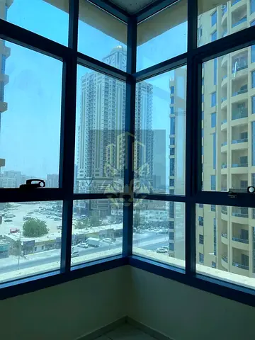 For sale in Al Khor Towers a spacious two bedroom apartment with a living room in a prime location with a stunning view