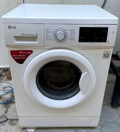 LG 7kg Front Load Washing Machine - Direct Drive, Good Working Condition