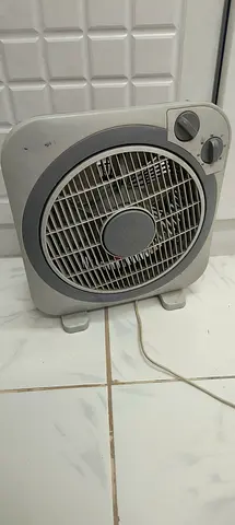 Portable floor box fan (used) - compact cooling fan