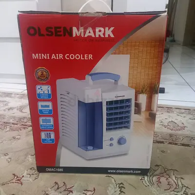 Olsenmark Mini Air Cooler - Compact Portable Evaporative Cooler (Boxed)