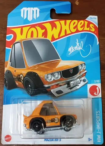 Hot wheels Mazda Rx 3 orange