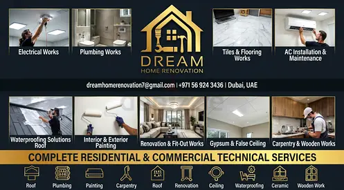 Best SERVICE HANDY MEN IN DUBAI painting pluming carpenter tiles marble electrical repair and new in