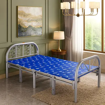 Steel Foldable Single Beds (Used Only Once!) - Only 3 Available