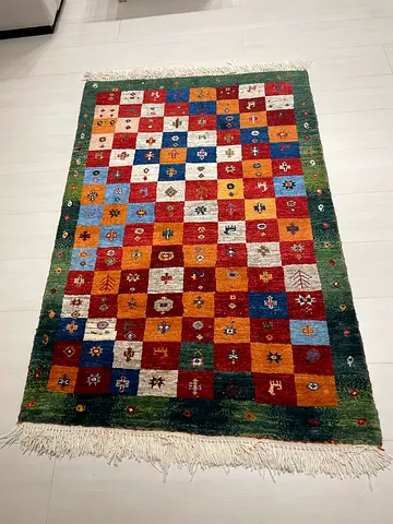 Carpet handmade natural (gabbeh style)