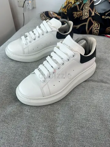 White leather sneakers McQueen size 8 42 Europe