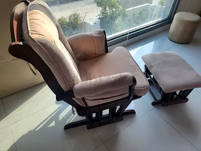 Rocking Chair along with Rocking Foot Rest