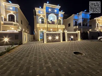 Exquisite design, superb finishing: a luxury villa for sale in Ajman, registration fees included.
