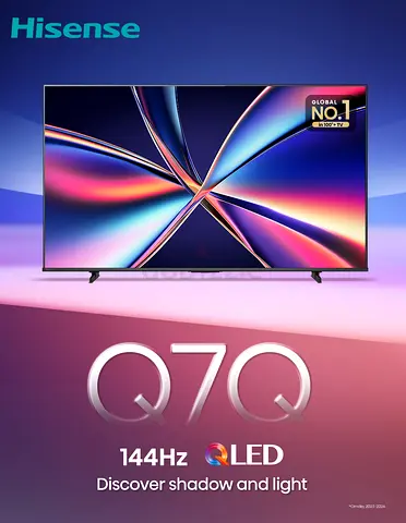 Hisense 100 Smart QLED TV - 4K, 100Q7Q