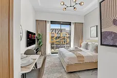 Luxury Furnished Studio || Higher Floor || 4 Cheques || Ready to Move