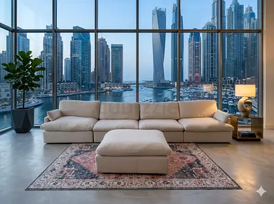 Swin feather 🪶 filled modular sofa