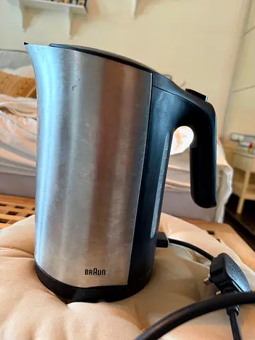 Braun Stainless Steel Electric Kettle - Good Working Condition