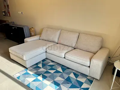 IKEA Kivik L Shape Sofa Beige Good condition