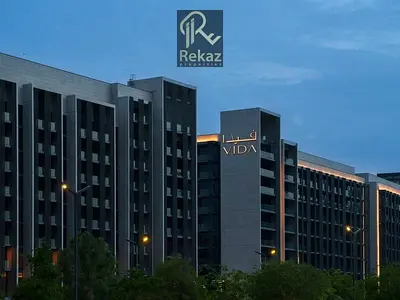 للإيجار!! - إطلالة أمامية - غرفتان في مبنى فيدا 2