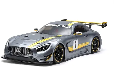 Tamiya 1/10 electric RC Car Series No.639 MERCEDES-AMG GT3 (TT-02 chassis) On-Road 58639