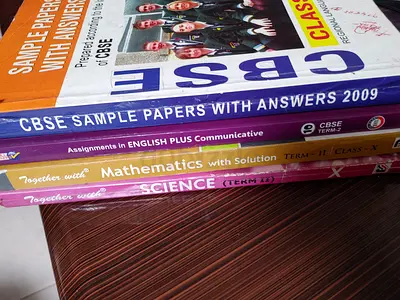 Bundle of Class X CBSE Sample Papers  Textbooks (Math, Science, English) - Used
