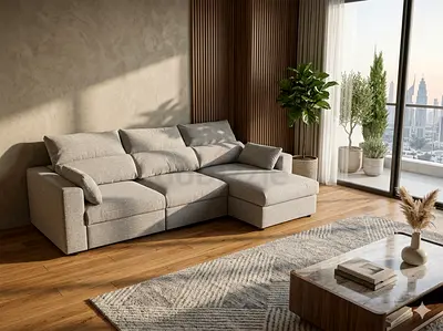 IKEA Esklstuna L Shape Sofa Bed Gary Excellent Condition