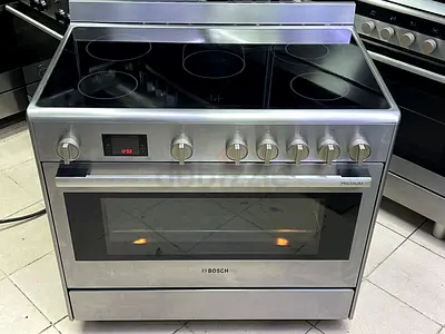 Bosch latest morel 5 burner electric ceramic cooking range 90/60 cm