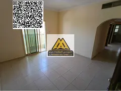 Two-bedroom apartment with a living room for rent in Al Rumaila 1, Ajman. Spacious with central air