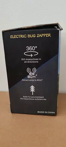 Electric 360° Bug Zapper - Attracts Area up to 80m² (New in Box)