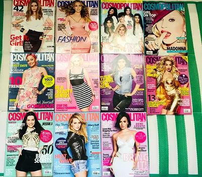 Cosmopolitan/high fashion magazine 2015 full year edition.