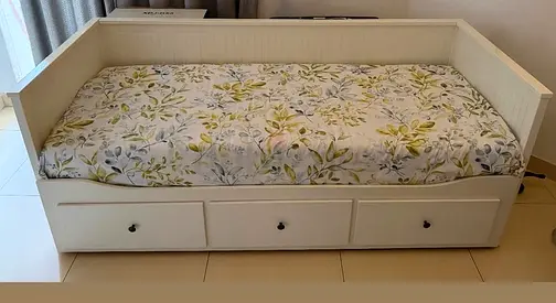 Ikea Day bed with two mettreses available in perfect condition