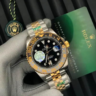 Rolex GMT-Master II Two-Tone (Steel  Gold) with Box/Card