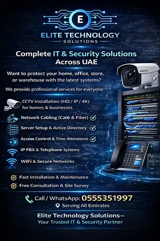 CCTV-PBX-WIFI-TIMEATTENDANCE-ACCESS DOOR-NETWORKING - COMPUTERS- SERVERS