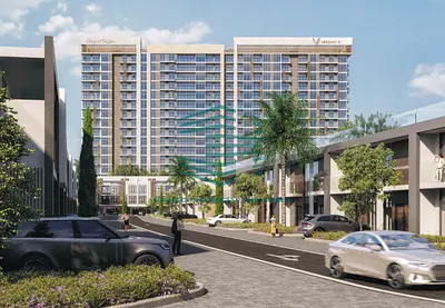 شقة مفروشة من 4 غرف نوم | فيردانا ريزيدنس 6 | إطلالات على المسبح والمدينة