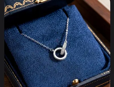 Silver Necklace Cartier Design Unwanted Gift