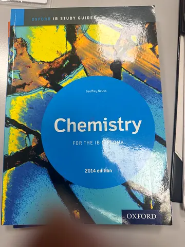 Chemistry for the IB Diploma (Oxford IB Study Guides) — 2014 edition